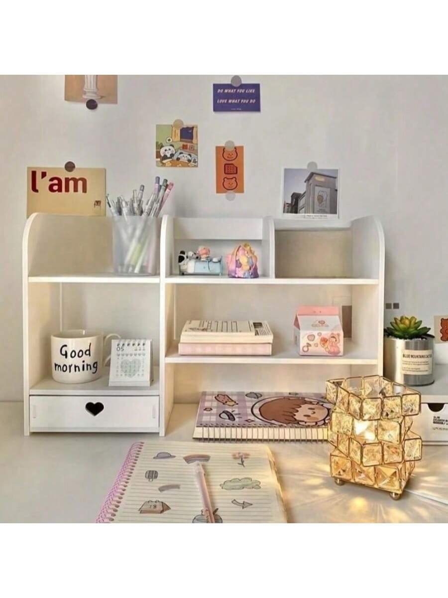 1pc Multi-Tier Desktop Organizer Storage Rack